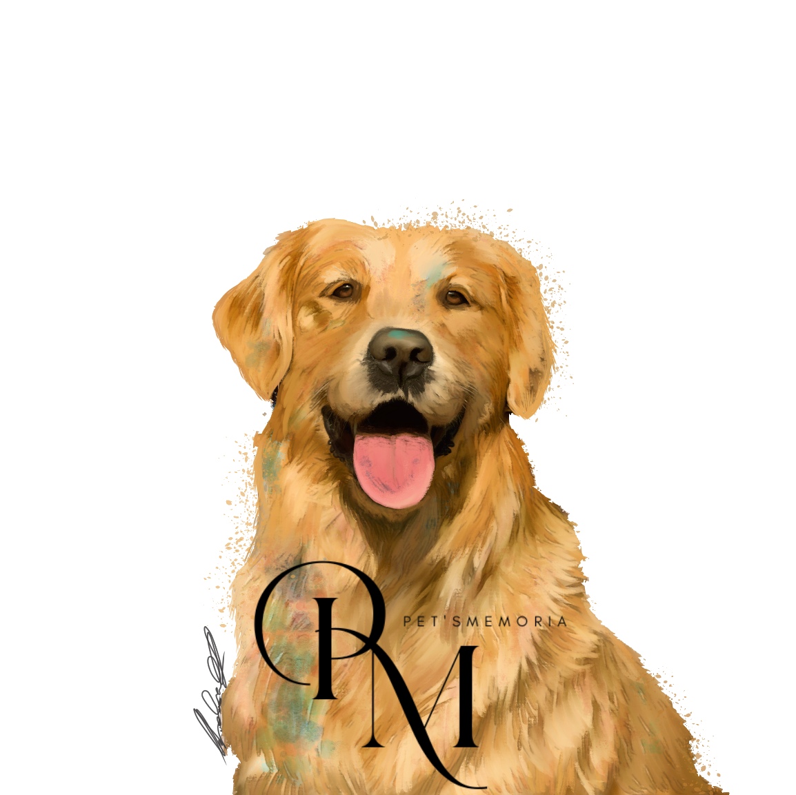 Golden retriever Canvas