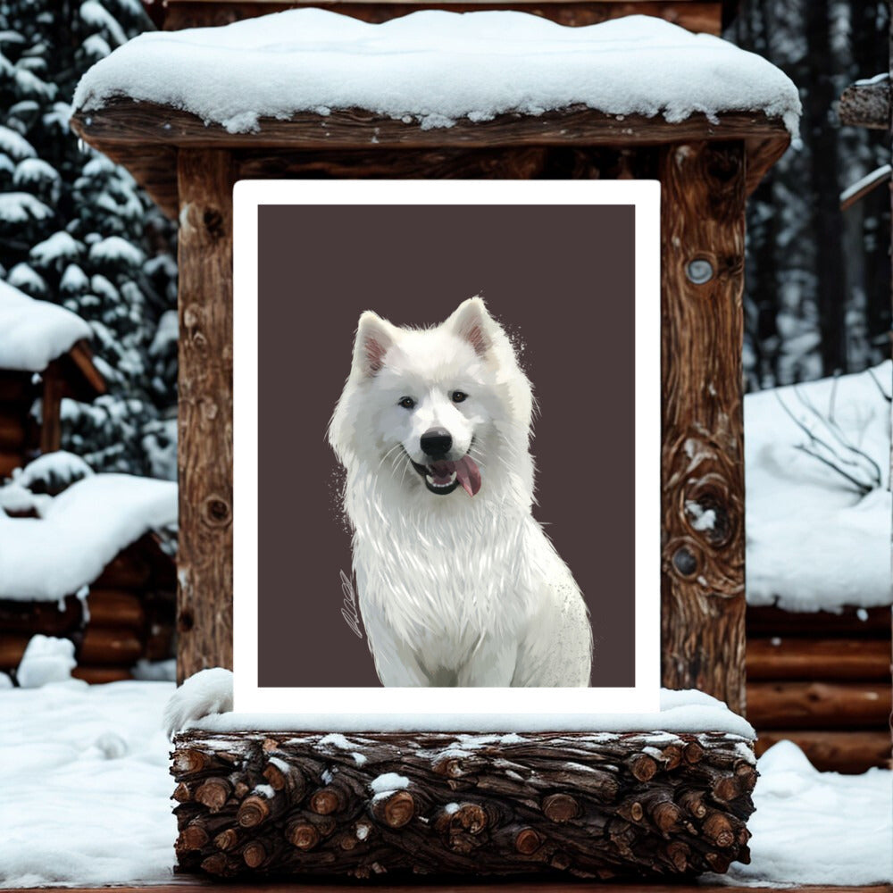 Samoyed memorial Poster