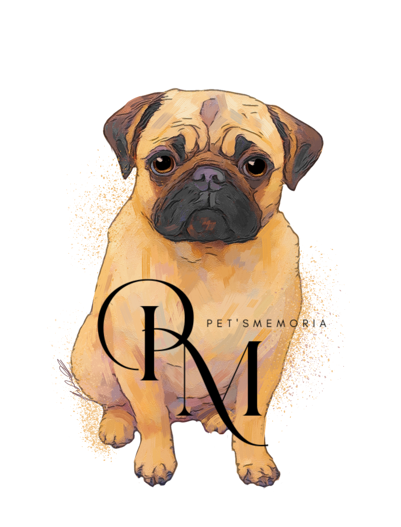 Pug memorial Poster