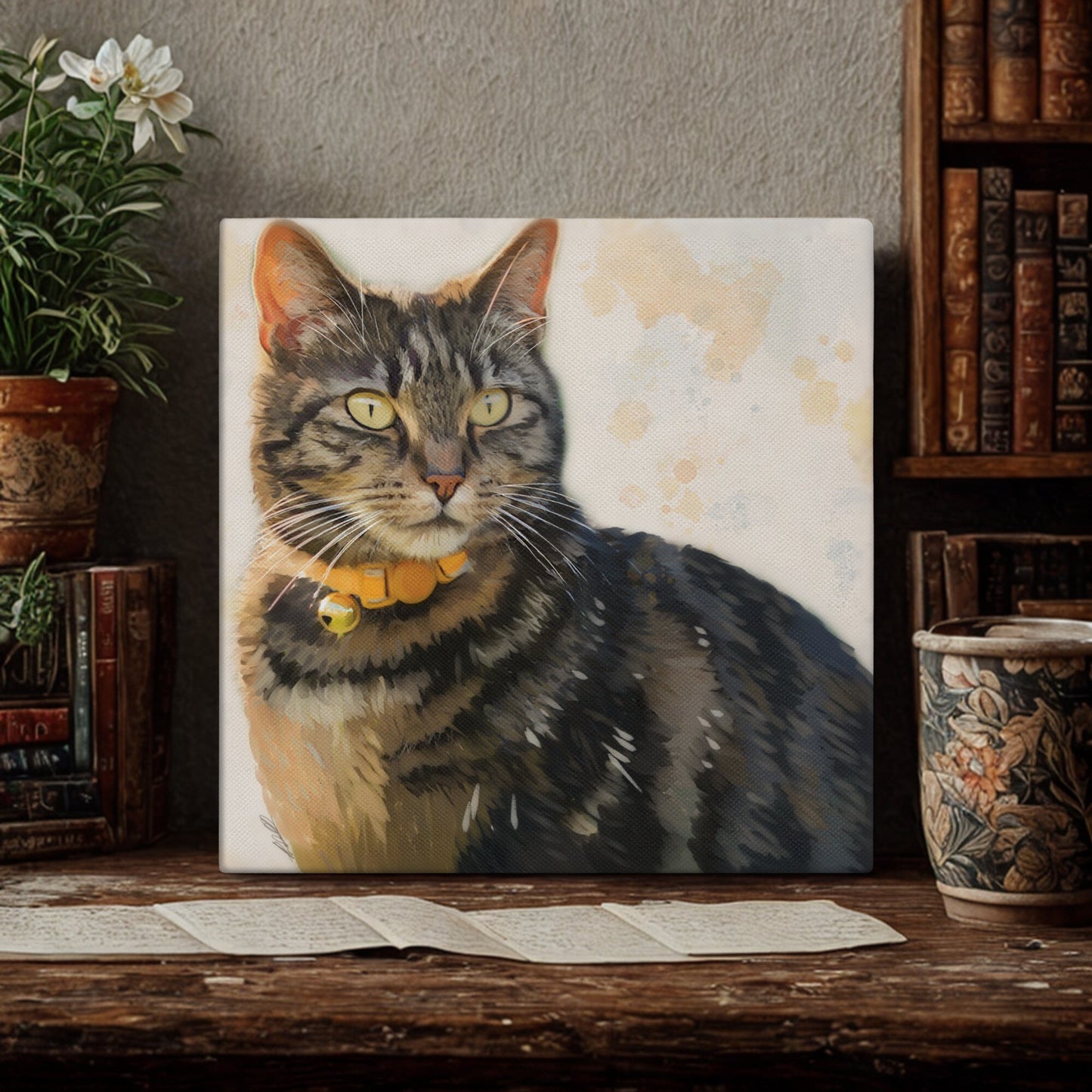 Personalized cat Canvas
